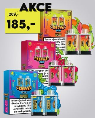 🔥 AKCE NA KURWA PODY 🔥 Tvůj oblíbený pod teď za lepší cenu! 😎 Nepropásni a ulov si zásobu na e-cigoteka.cz 💨 #kurwaczech...